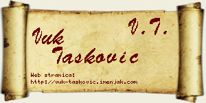 Vuk Tasković vizit kartica